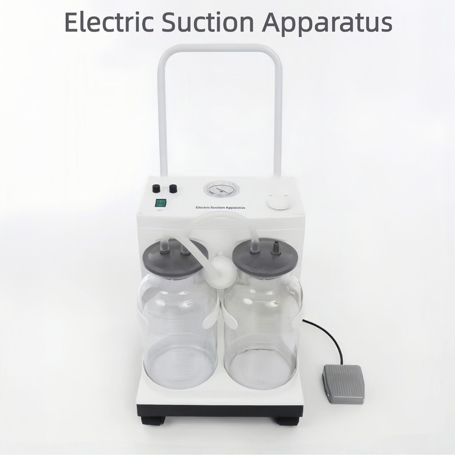 Suction Machine Medical - 2本入り HP-3602 医療用携帯型電動真空吸引ポンプ 90kPa 手術用粘液吸引器