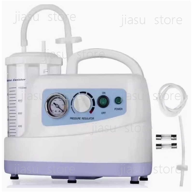 Suction Machine Medical - 1000ml携帯型静音吸引装置 真空痰吸引器 医療緊急用吸引器 獣医用吸引器