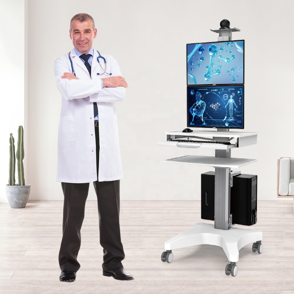 ABS樹脂製モバイル調節可能病院医療用トロリー（2つのオフィ - Medical Lab Officer のレビューと価格