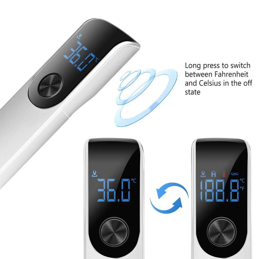 医療用温度計 赤外線体温計 額用デジタル非接触体温計または指 - Digital Thermometer Infrared のレビューと価格