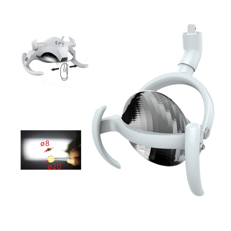 シンプルな歯科用LED口腔照明ランプ反射センサー付きシャドウ - Dental Chair Unit のレビューと価格