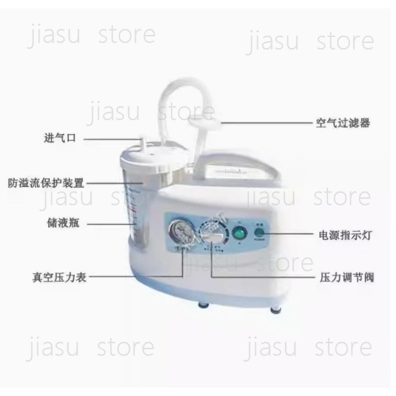 1000ml携帯型静音吸引装置 真空痰吸引器 医療緊急用吸引 - Suction Machine Medical のレビューと価格