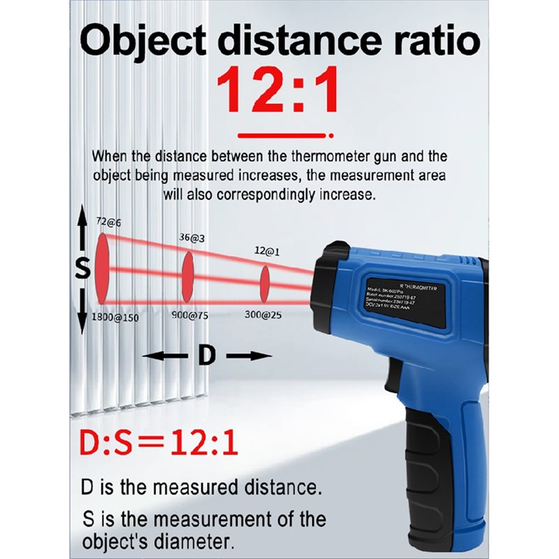ABAE-SK600 PRO デジタル赤外線温度計非接触式パ - Digital Thermometer Infrared のレビューと価格