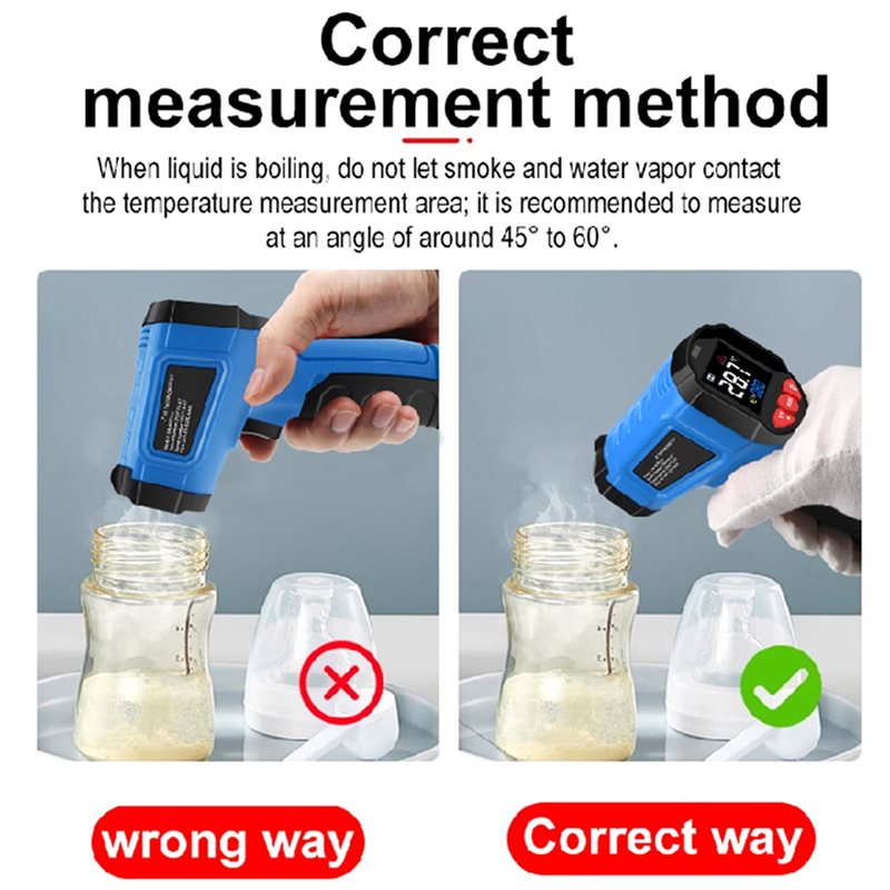 ABAE-SK600 PRO デジタル赤外線温度計非接触式パ - Digital Thermometer Infrared のレビューと価格