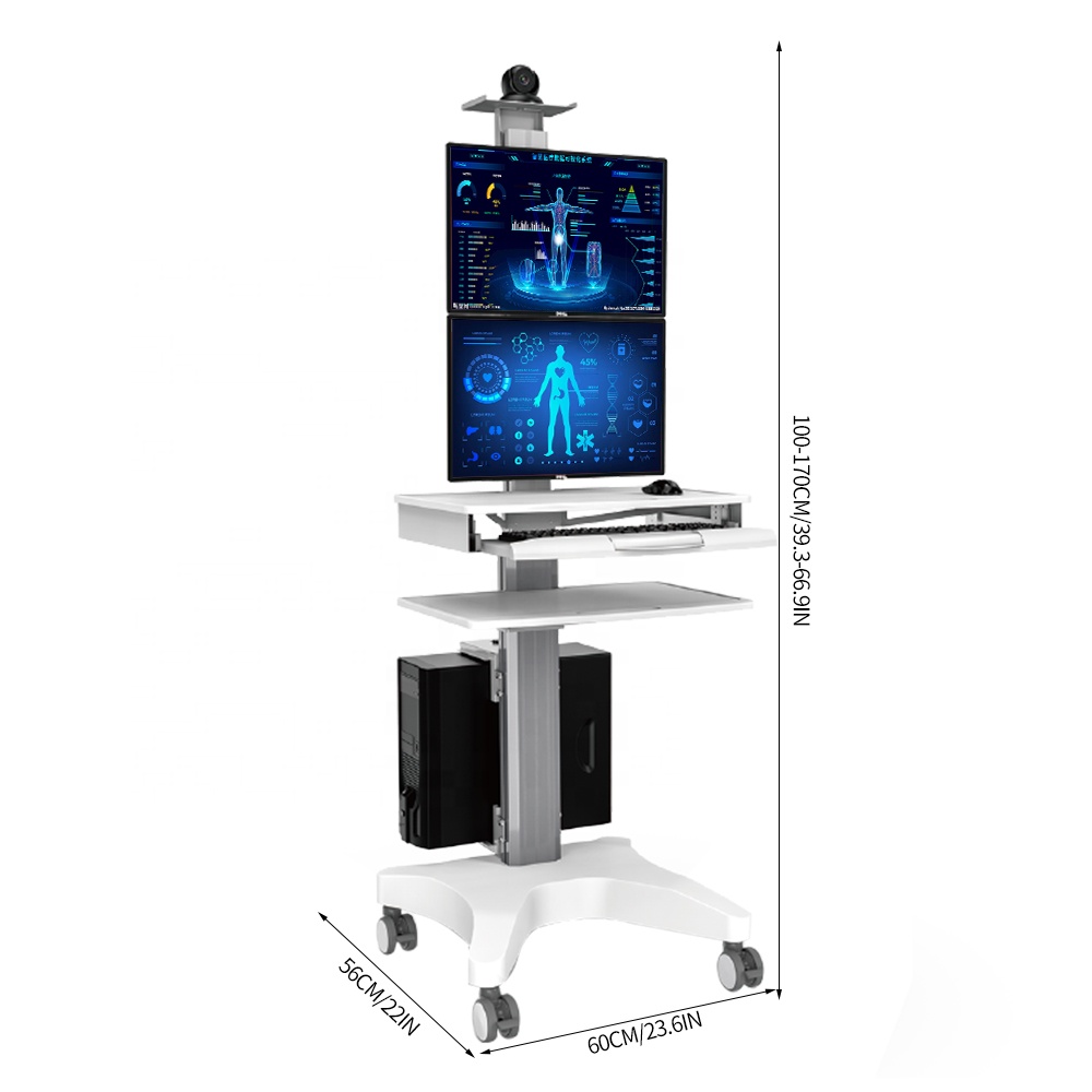 ABS樹脂製モバイル調整式病院医療用トロリー、オフィス設置学 - Medical Lab Officer のレビューと価格
